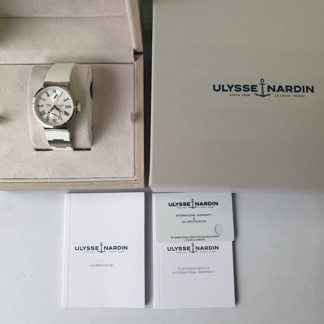Ulysse Nardin Marine Lady Chronometer 39 mm 1183-160-3/40