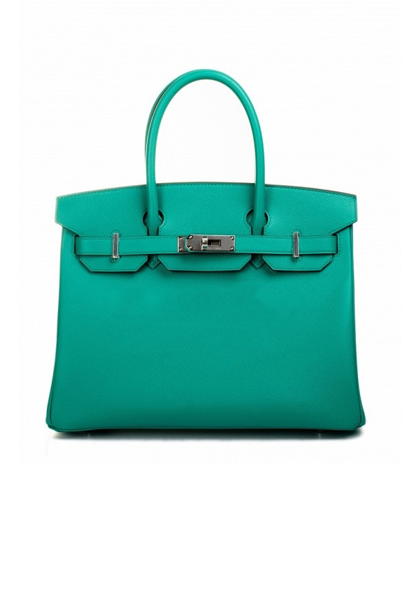 Сумка Hermes Birkin 30 Vert Vertigo Epsom PHW