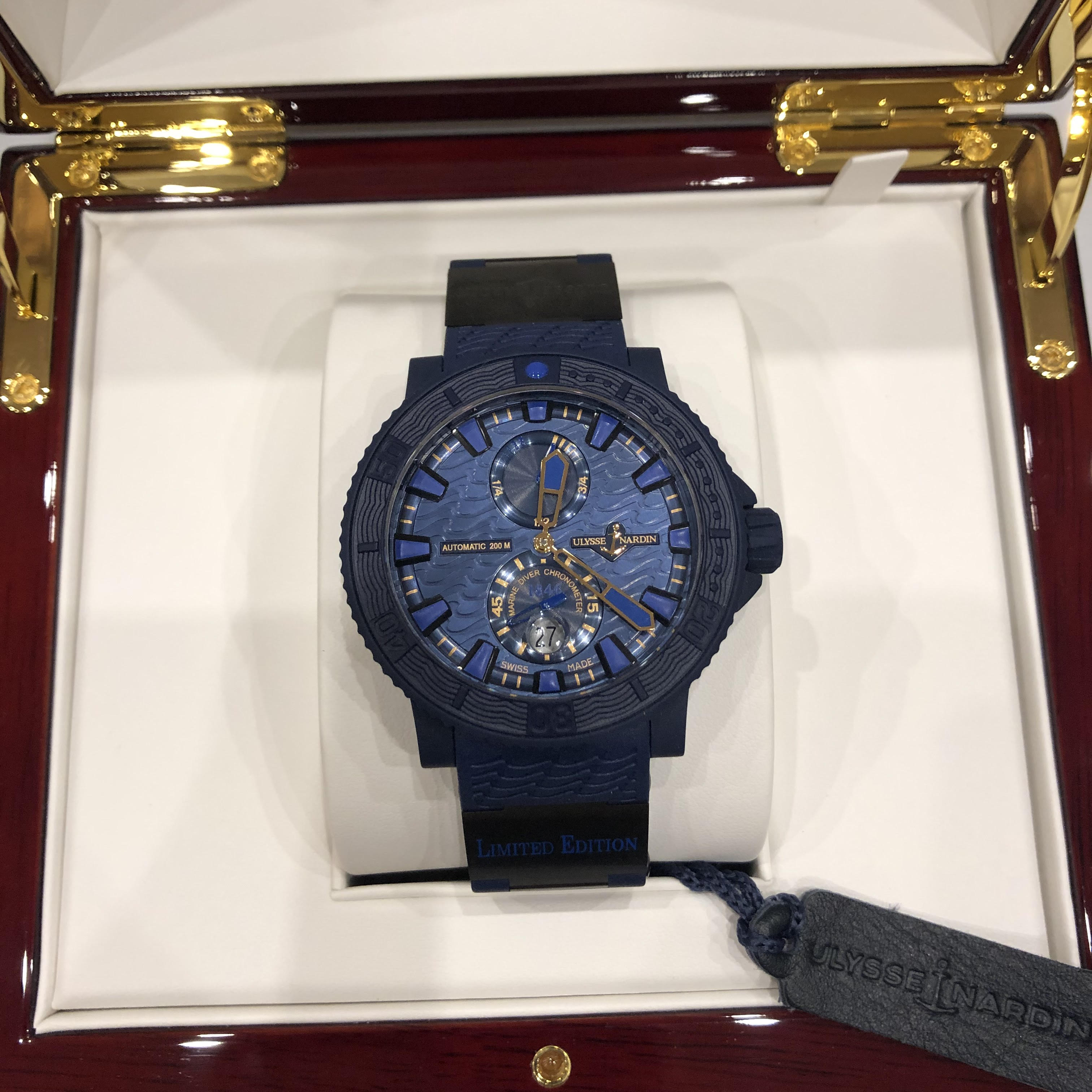 Ulysse Nardin Marine Diver Blue Ocean Limited Edition 45.8 mm 263-99LE-3C