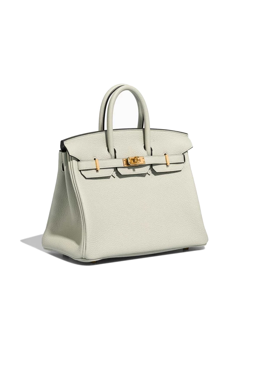 Сумка Hermes Birkin 25 Gris Neve Veau Togo GHW