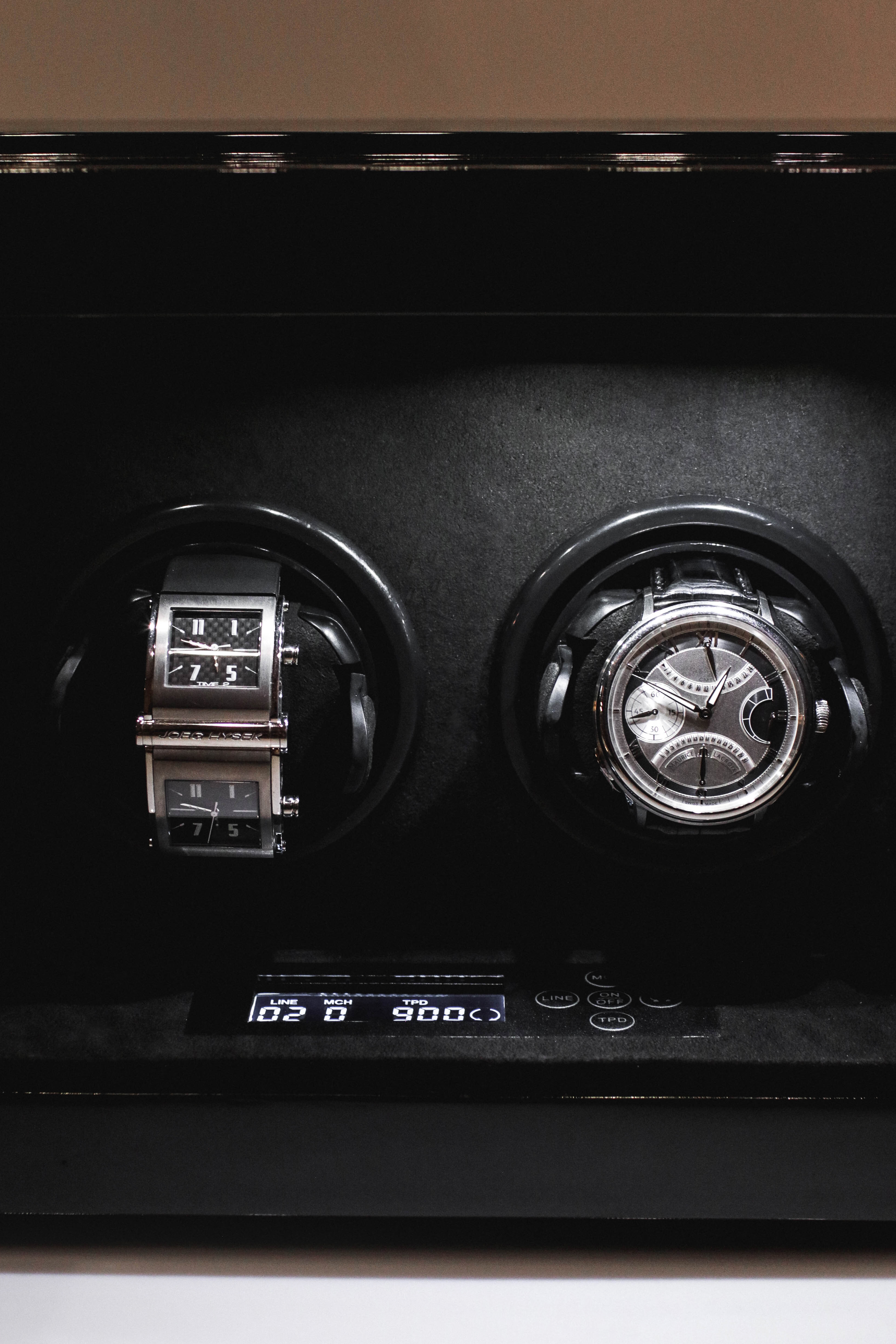 Часовая шкатулка Heisse & Sohne Watch Master 2 Black