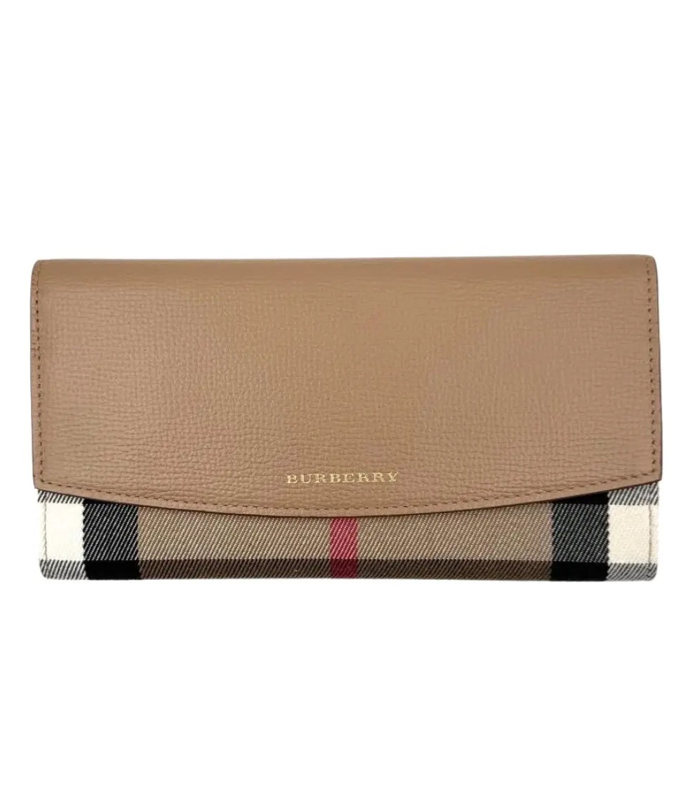 Кошелек Burberry Canvas Leather