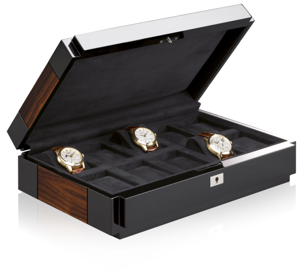 Шкатулка для хранения часов Buben & Zorweg Vantage 10 Macassar