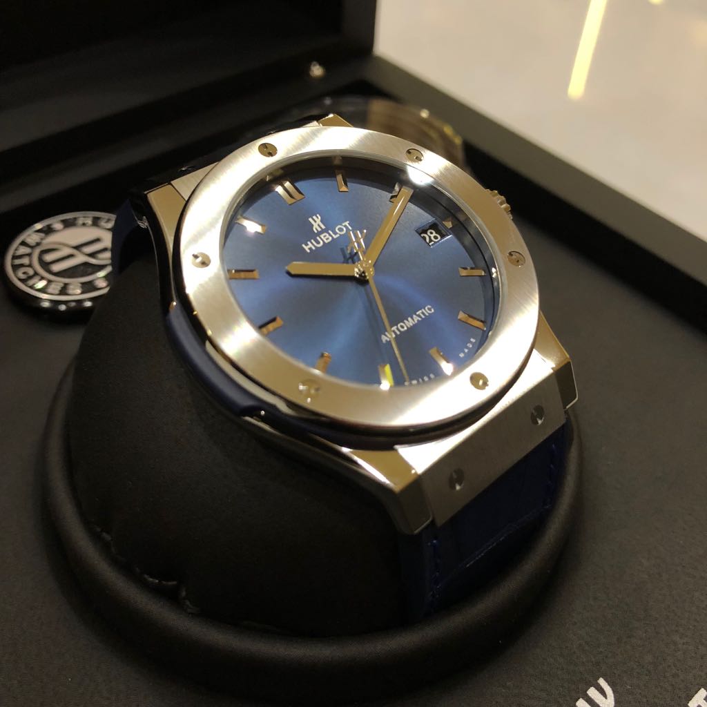 Hublot Classic Fusion Blue Titanium 45 mm 511.NX.7170.LR