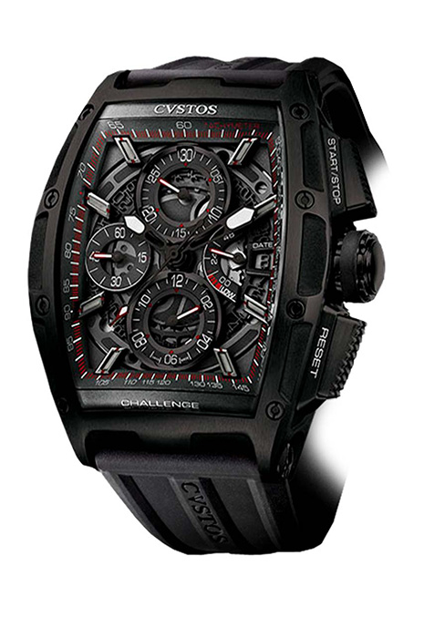 Cvstos Challenge Chrono II 41 x 53.7 mm Black Steel