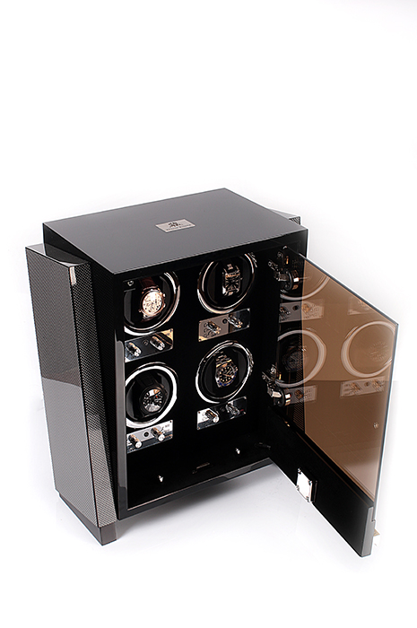 Шкатулка для подзавода часов Keys of Winder Carbon