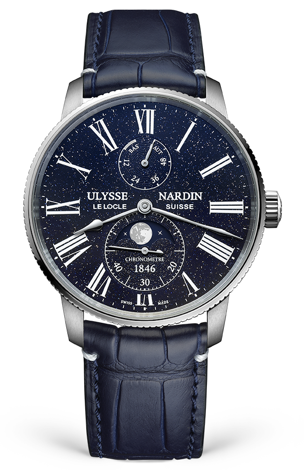 Ulysse Nardin Marine Chronometer Torpilleur Moonphase Aventurine 42 mm 1193-310LE-3A-AVE/1A