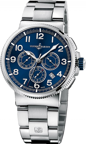 Ulysse Nardin Marine Chronograph Manufacture 43mm 1503-150-7M/63
