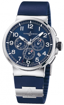 Ulysse Nardin Marine Chronograph Manufacture 43mm 1503-150LE-3/63-VB VOYAGE BLEU