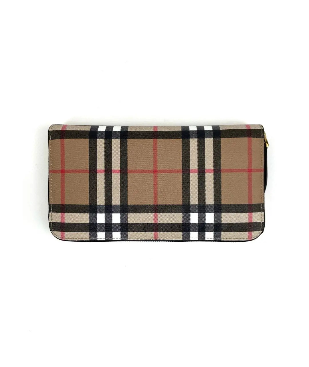 Кошелек Burberry Beige Canvas Leather