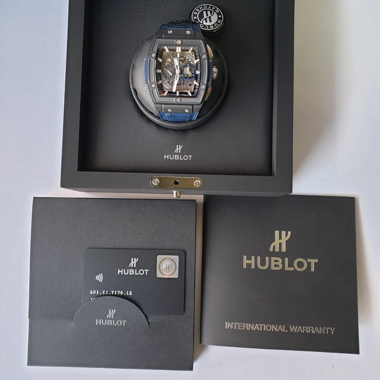 Hublot Spirit of Big Bang Ceramic Blue 45 mm 601.CI.7170.LR