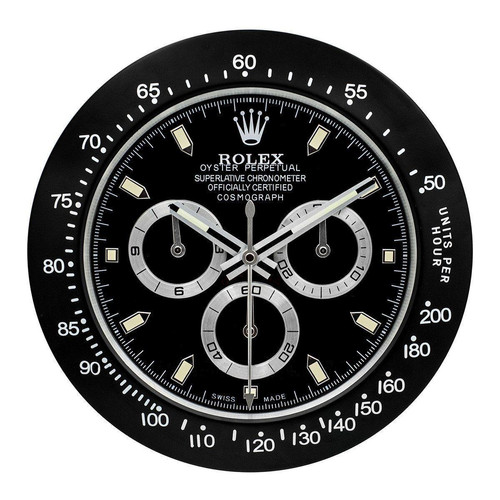 Настенные часы Rolex Daytona Cosmograph  Pure Black