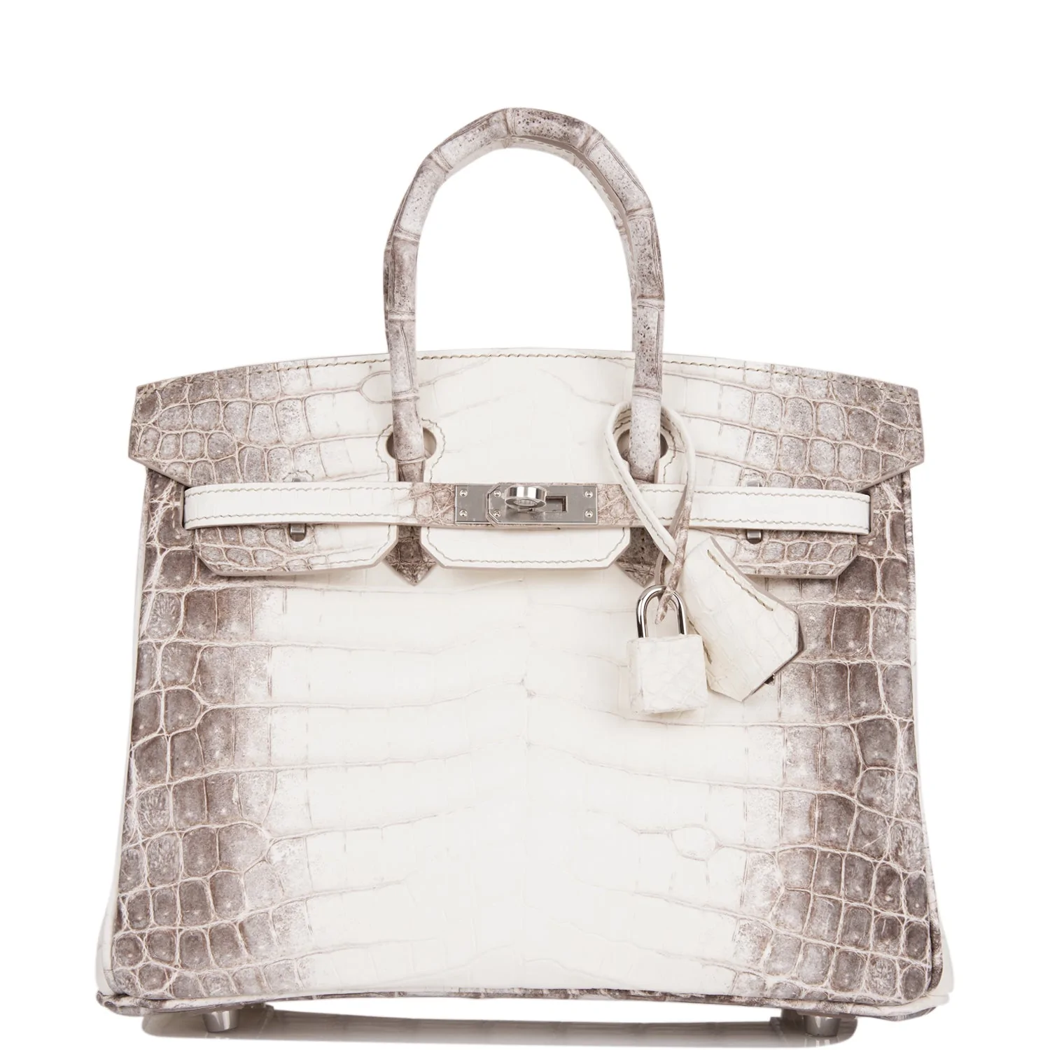 Сумка Hermes Birkin 25 Himalaya Niloticus Crocodile Palladium Hardware