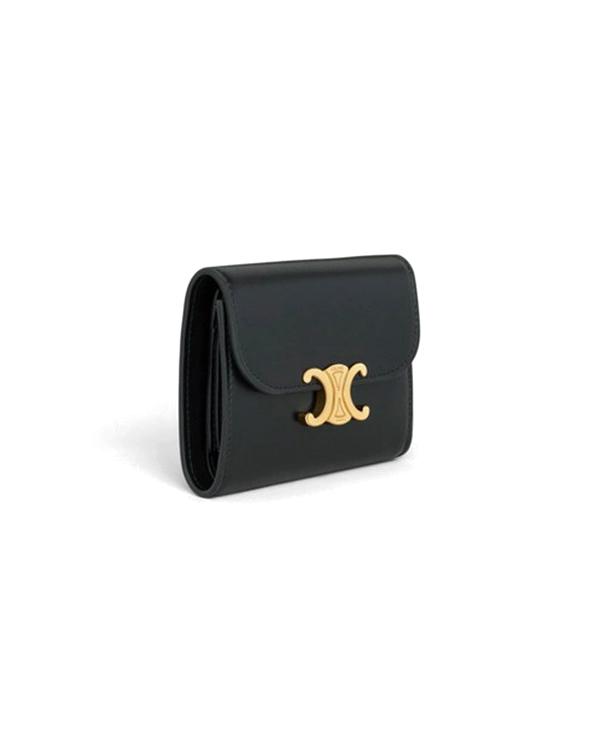 Кошелек Celine Small Flap Wallet Triomphe Small Flap Leather 10D783BZG