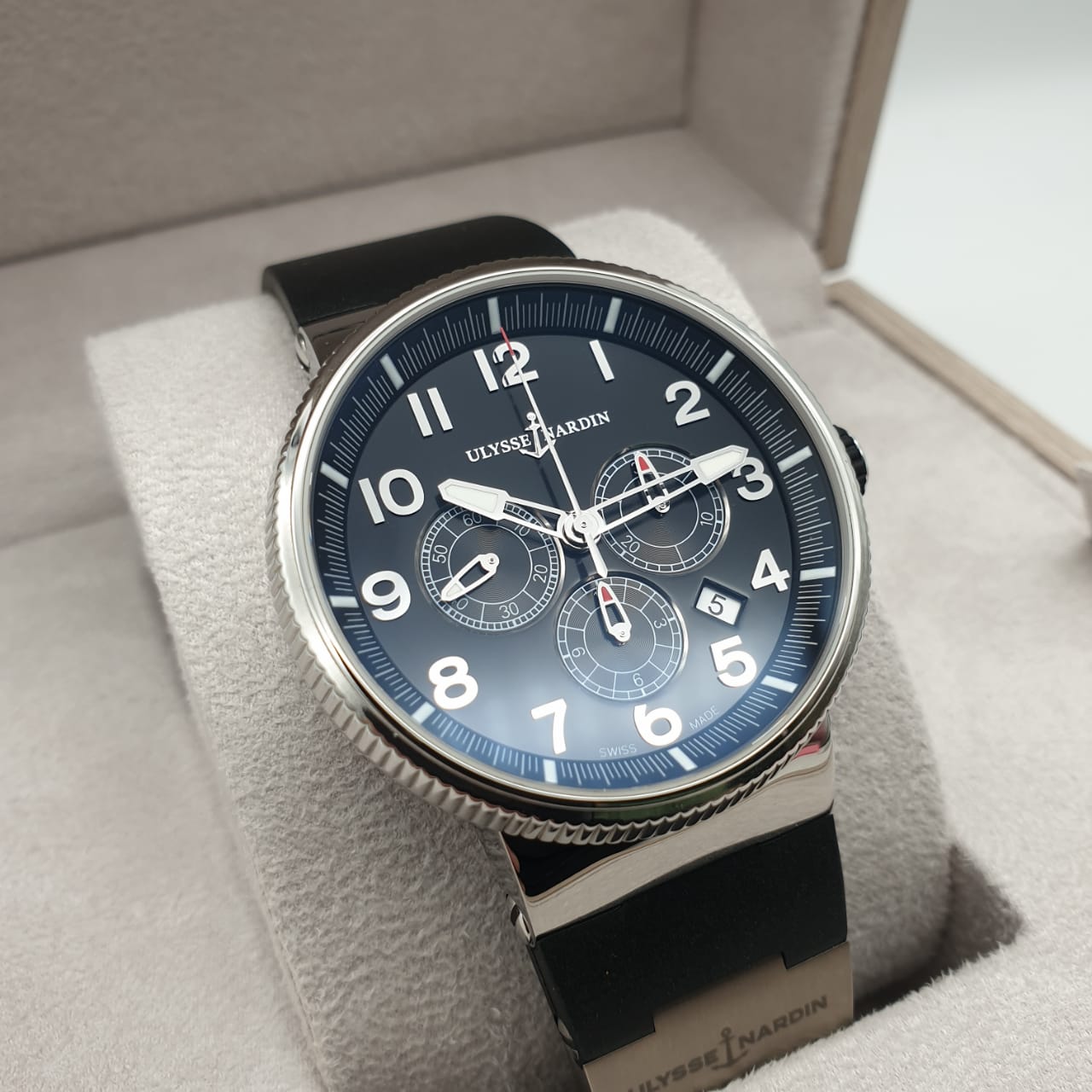 Ulysse Nardin Marine Chronograph Manufacture 43mm 1503-150-3/62