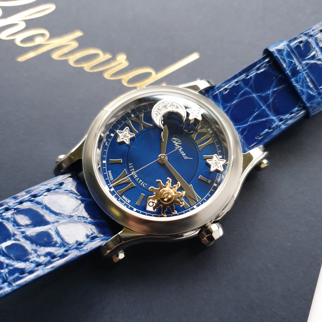 Chopard Happy Sport Sun, Moon and Stars 36 mm 278559-3011