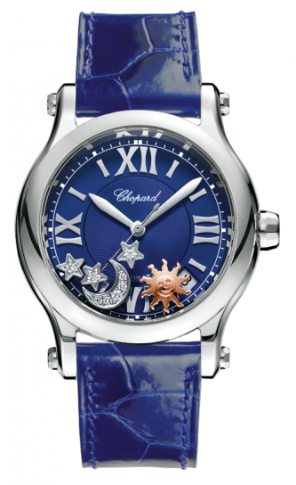 Chopard Happy Sport Sun, Moon and Stars 36 mm 278559-3011