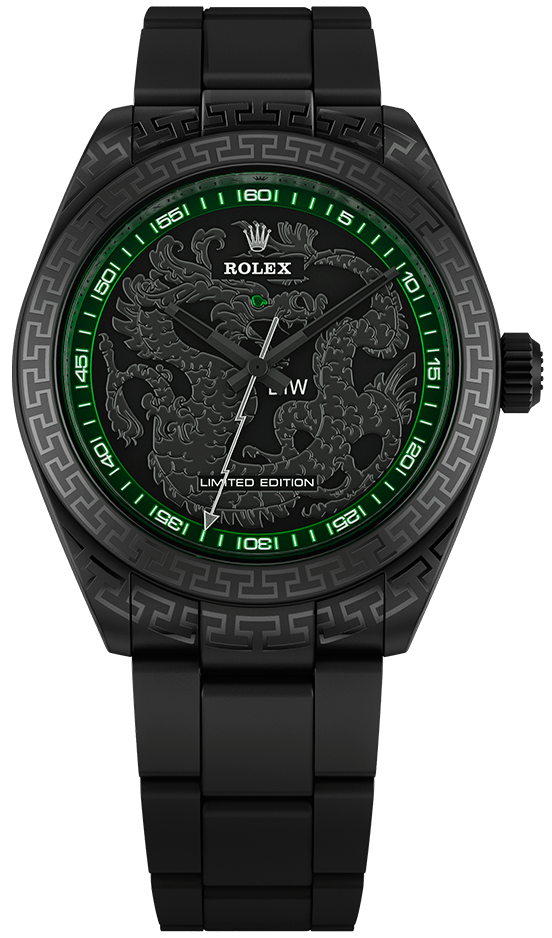 Rolex DiW Oyster Milgauss Dragon CUSTOM