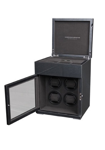 Часовая шкатулка для подзавода 4-х часов Benson Black Series 4.16.CF