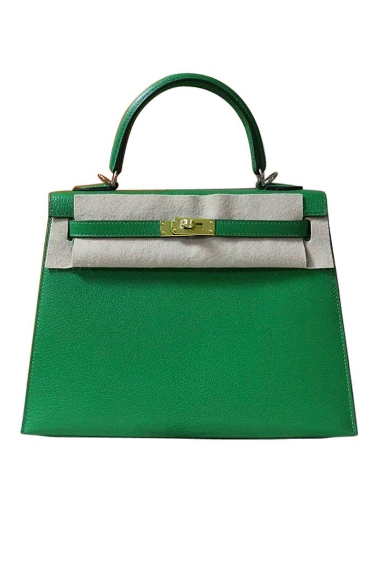 Сумка Hermes Kelly 25 Sellier Chevre Chamkila Menthe GHW