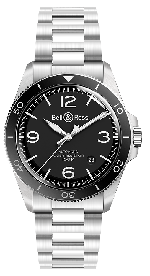 Bell & Ross Vintage BR V2-92 Black Steel 41 mm BRV292-BL-ST/SST