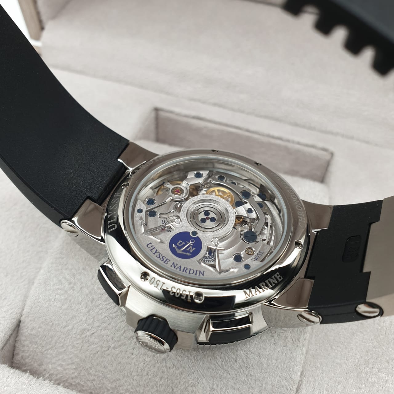 Ulysse Nardin Marine Chronograph Manufacture 43mm 1503-150-3/62