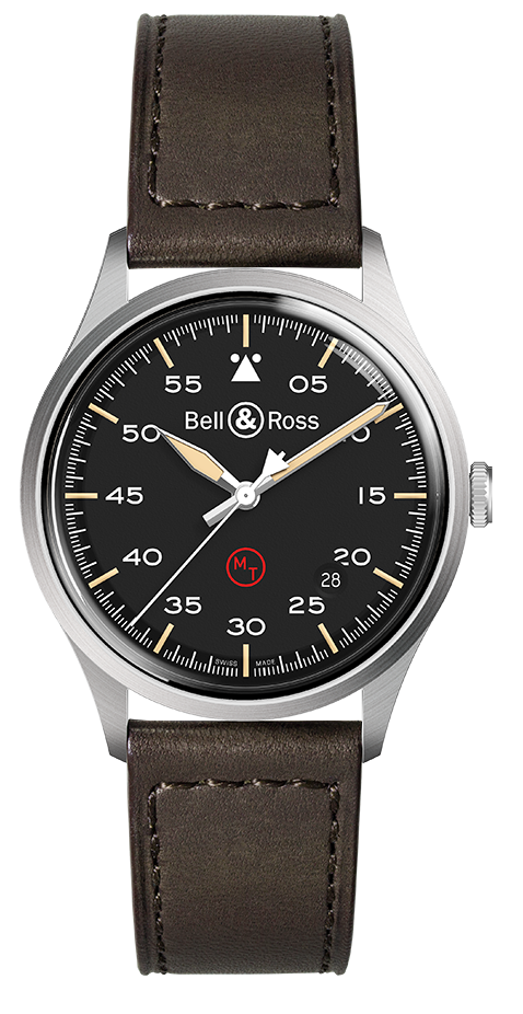 Bell & Ross Vintage BR V1-92 Military 38.5 mm BRV192-MIL-ST/SCA