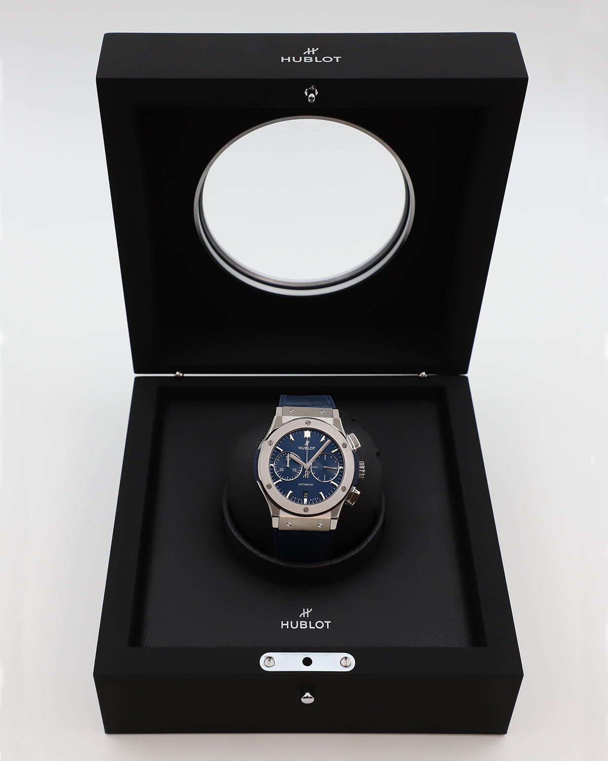 Hublot Classic Fusion Blue Chronograph Titanium 45 mm 521.NX.7170.LR
