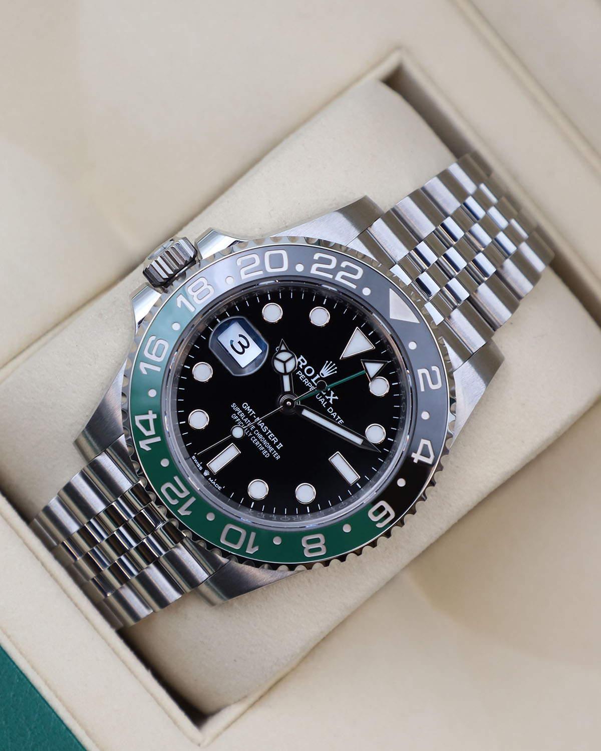 Rolex GMT-Master II Sprite Left-Handed 40 mm 126720