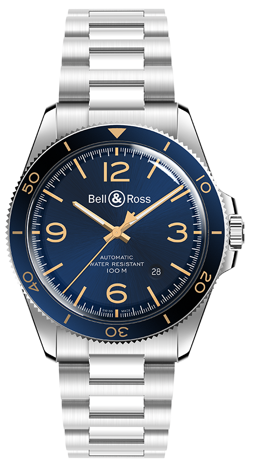 Bell & Ross Vintage BR V2-92 Aeronavale 41 mm BRV292-BU-G-ST/SST
