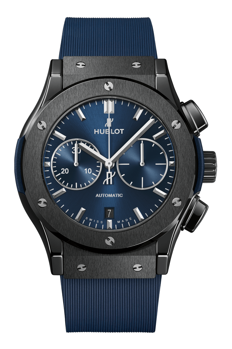 Hublot Classic Fusion Ceramic Blue Chronograph 45 mm 521.CM.1171.RX