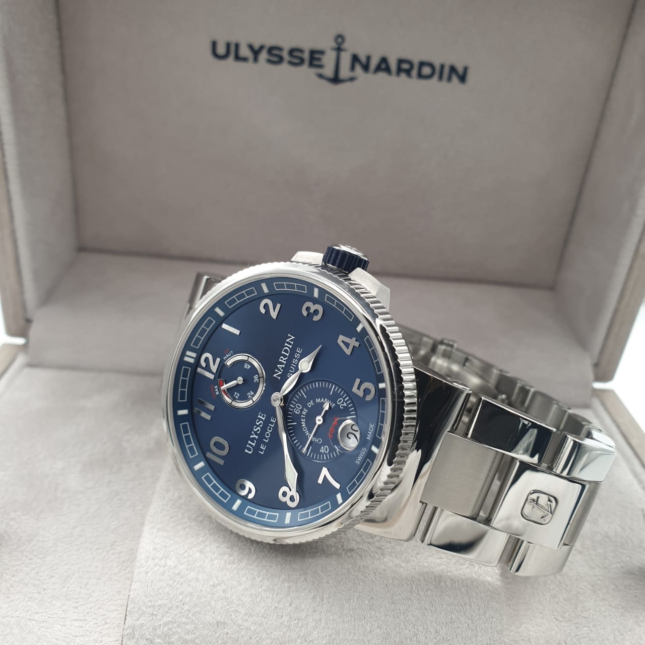 Ulysse Nardin Marine Chronometer Manufacture 43 mm 1183-126-7M/63
