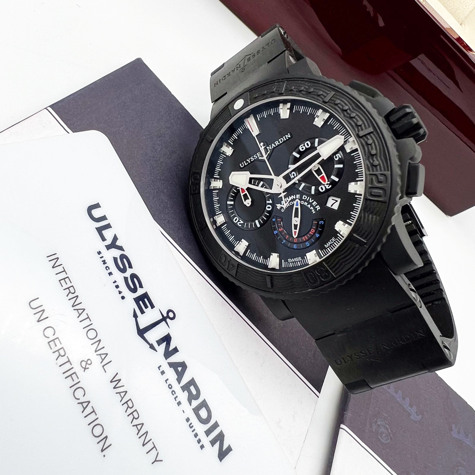 Ulysse Nardin Marine Diver Black Sea Chronograph 353-92-3C