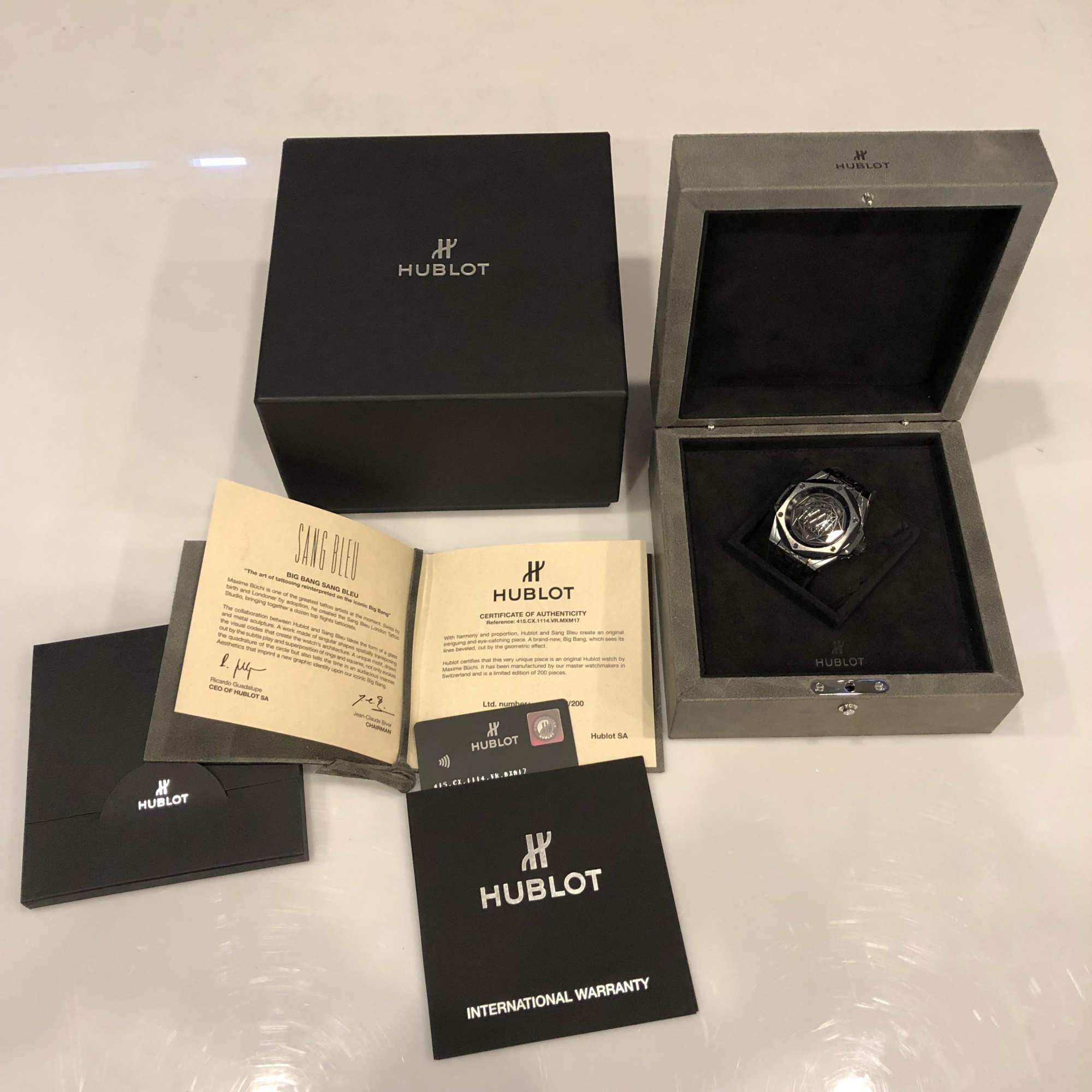 Hublot Big Bang Sang Bleu All Black 45 mm 415.CX.1114.VR.MXM17