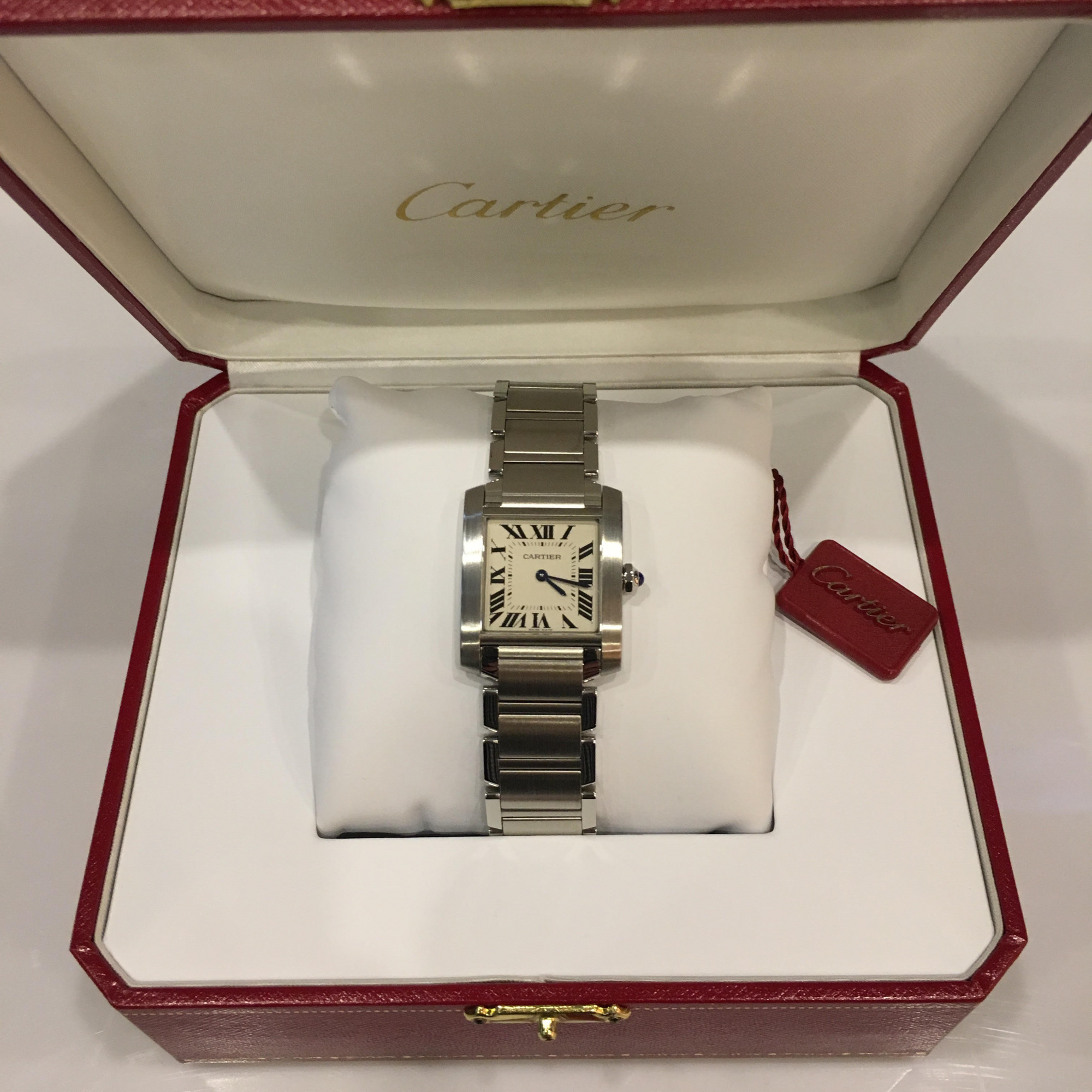 Cartier Tank Francaise Medium Ladies 30 x 25 mm WSTA0005