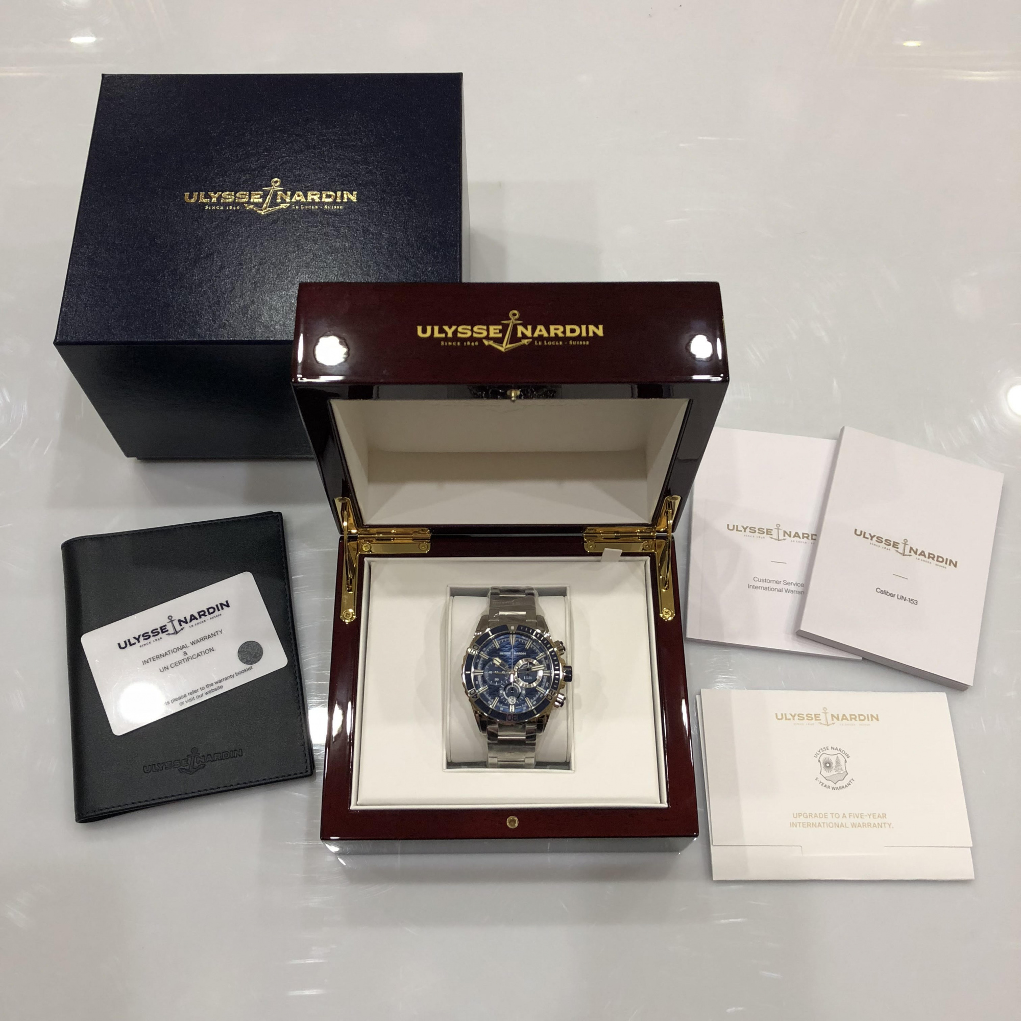 Ulysse Nardin Marine Diver Chronograph 44 mm 1503-151-7M/93
