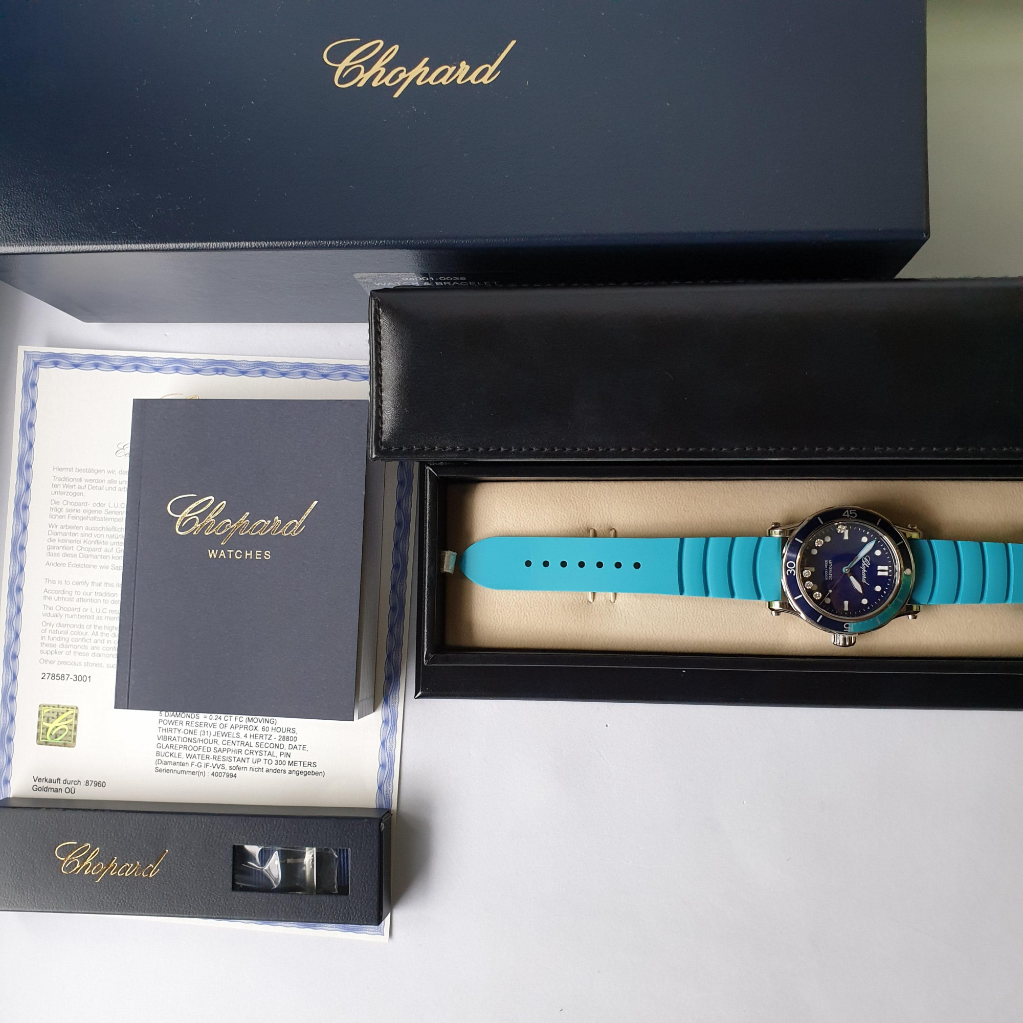 Chopard Happy Ocean 40 mm 278587-3001