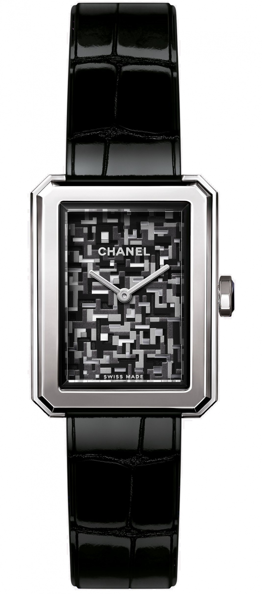 Chanel Boy-Friend Tweed Watch 27.9 x 21.5 mm H6127