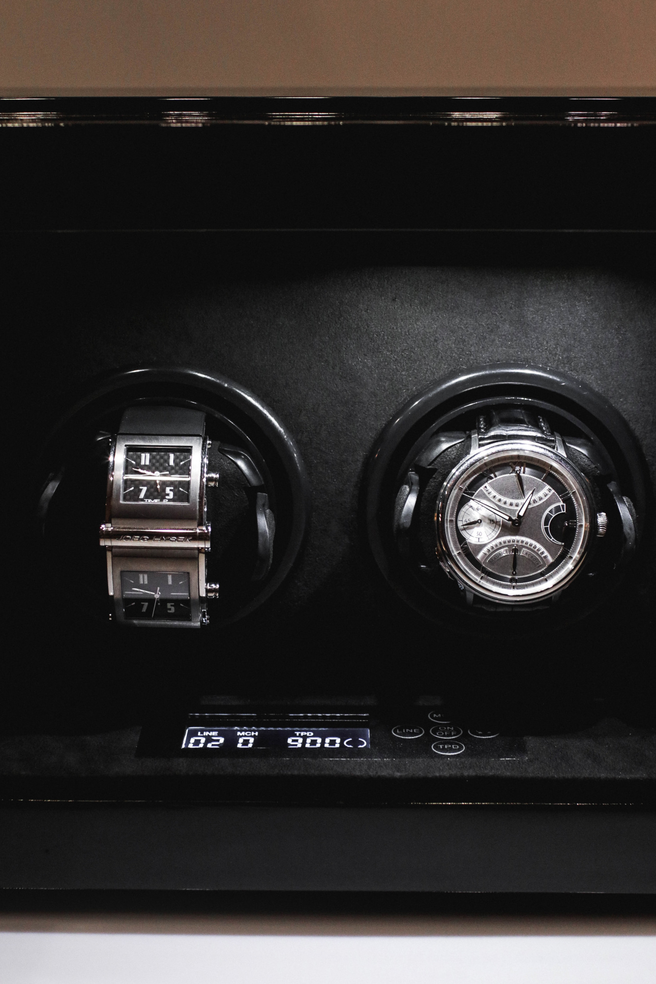Часовая шкатулка Heisse & Sohne Watch Master 2 Black