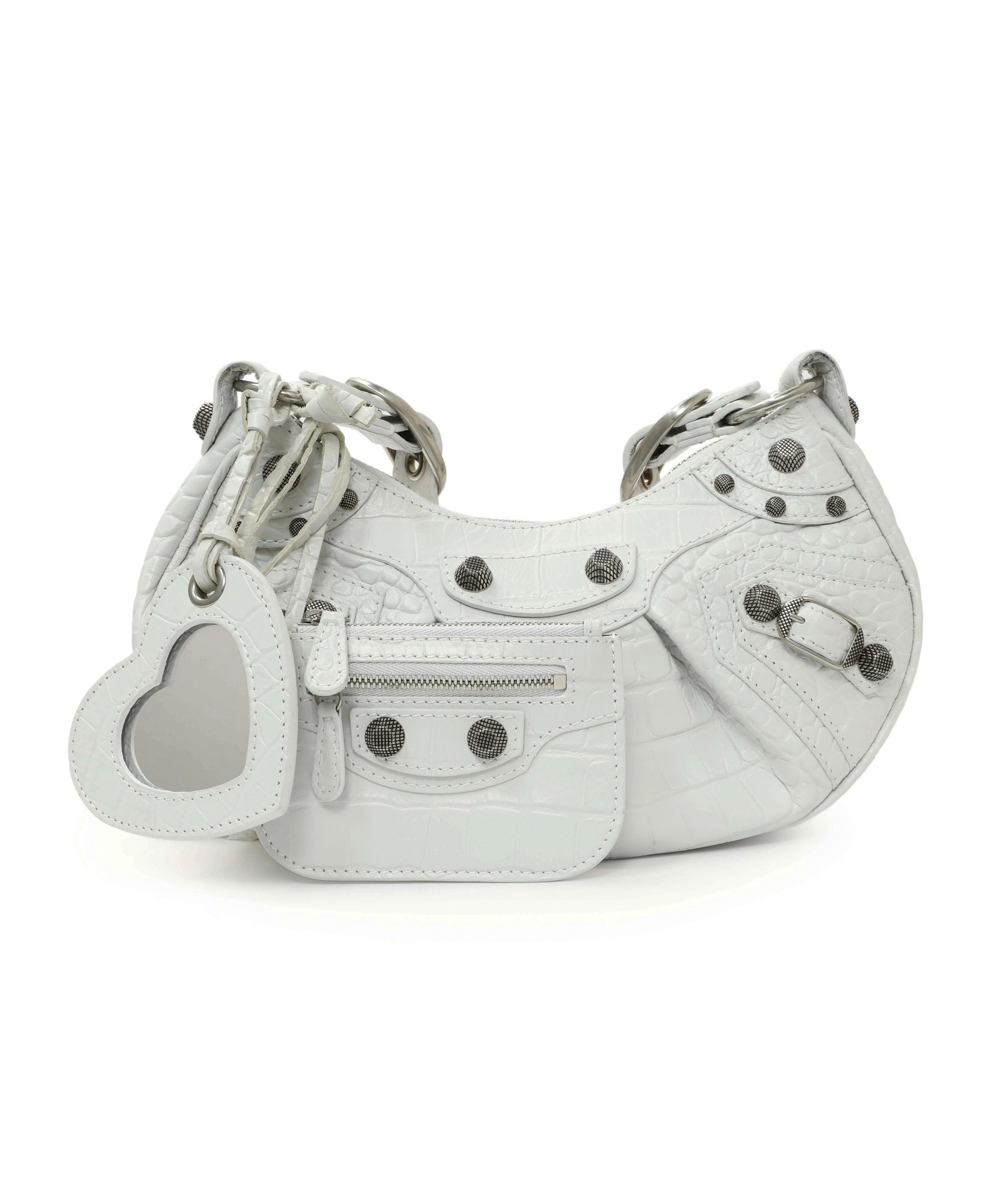 Сумка Balenciaga Le Cagole Whita Croco