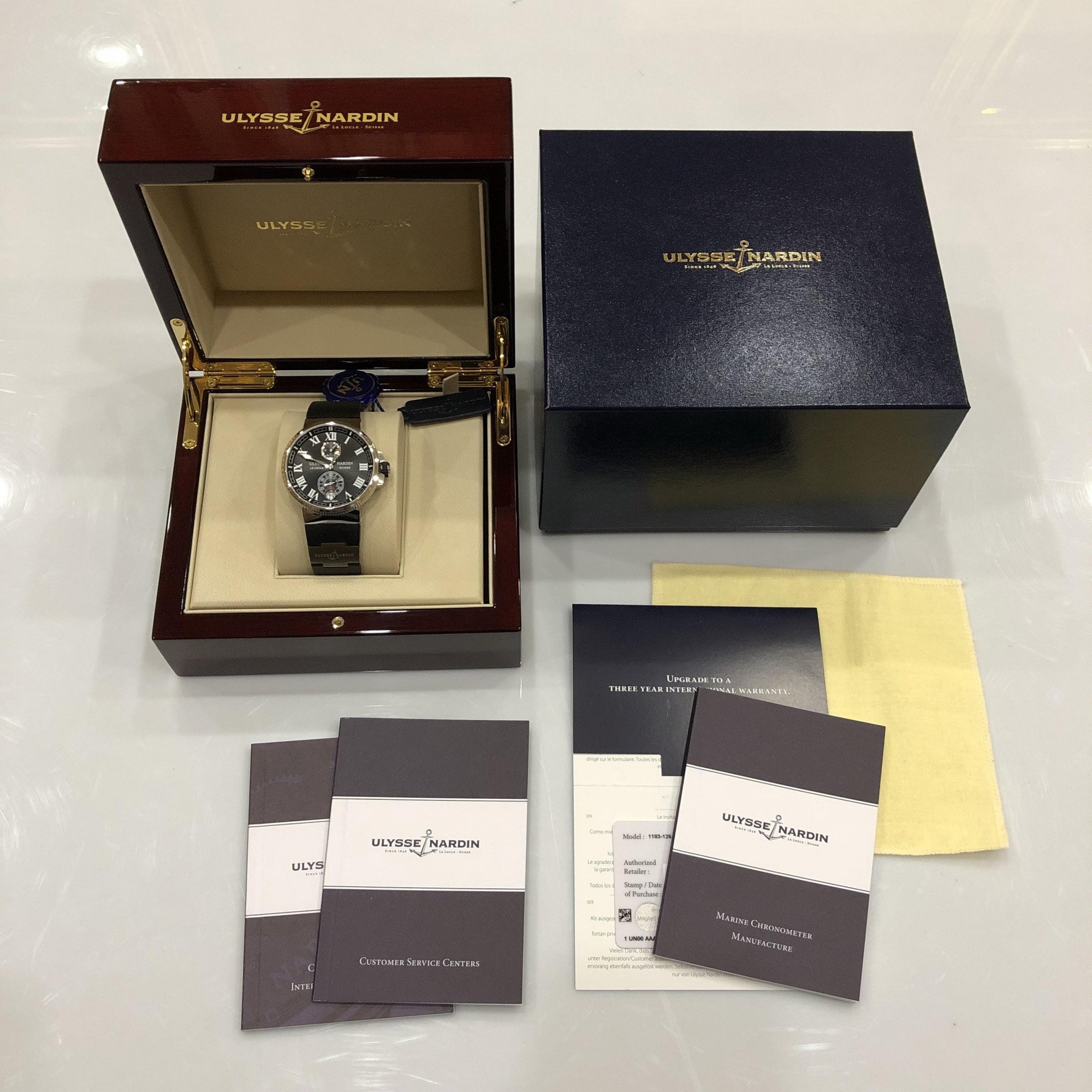 Ulysse Nardin Marine Chronometer Manufacture 43 mm 1183-126-3/42