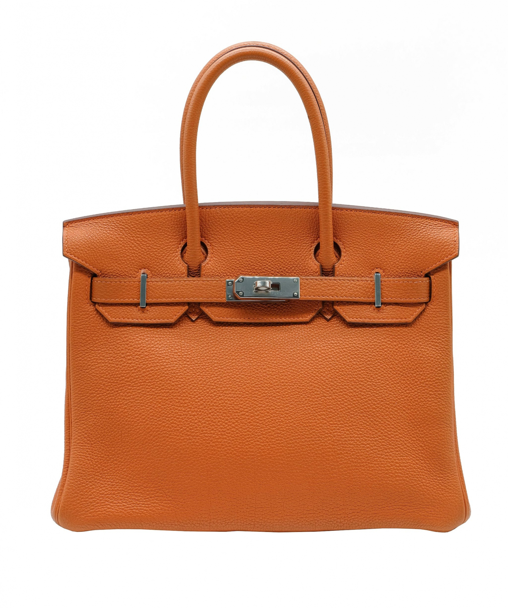 Сумка Hermes Birkin 30 Orange Veau Togo PHW