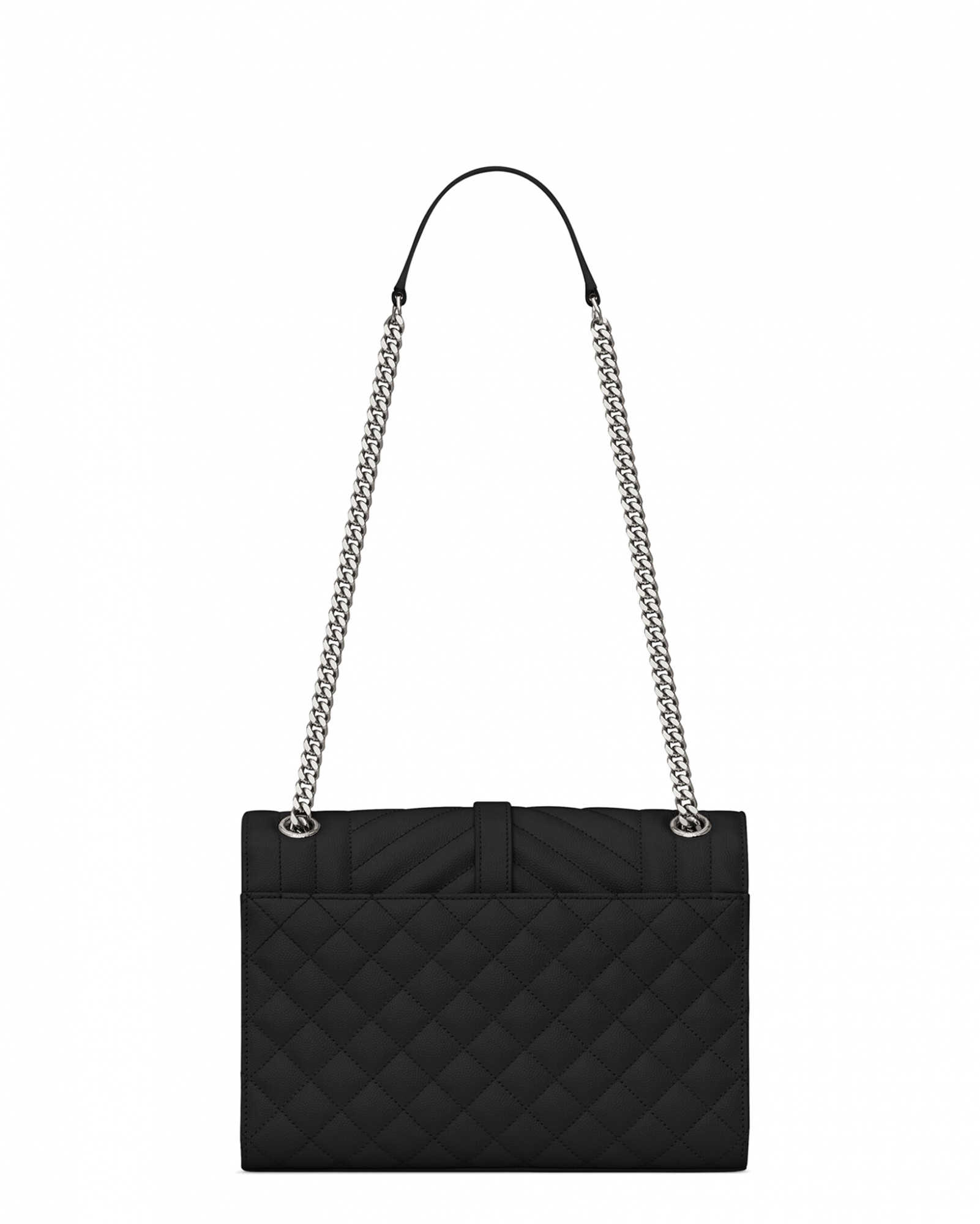 Сумка Saint Laurent Envelope Medium In Quilted Grain De Poudre Embossed Leather