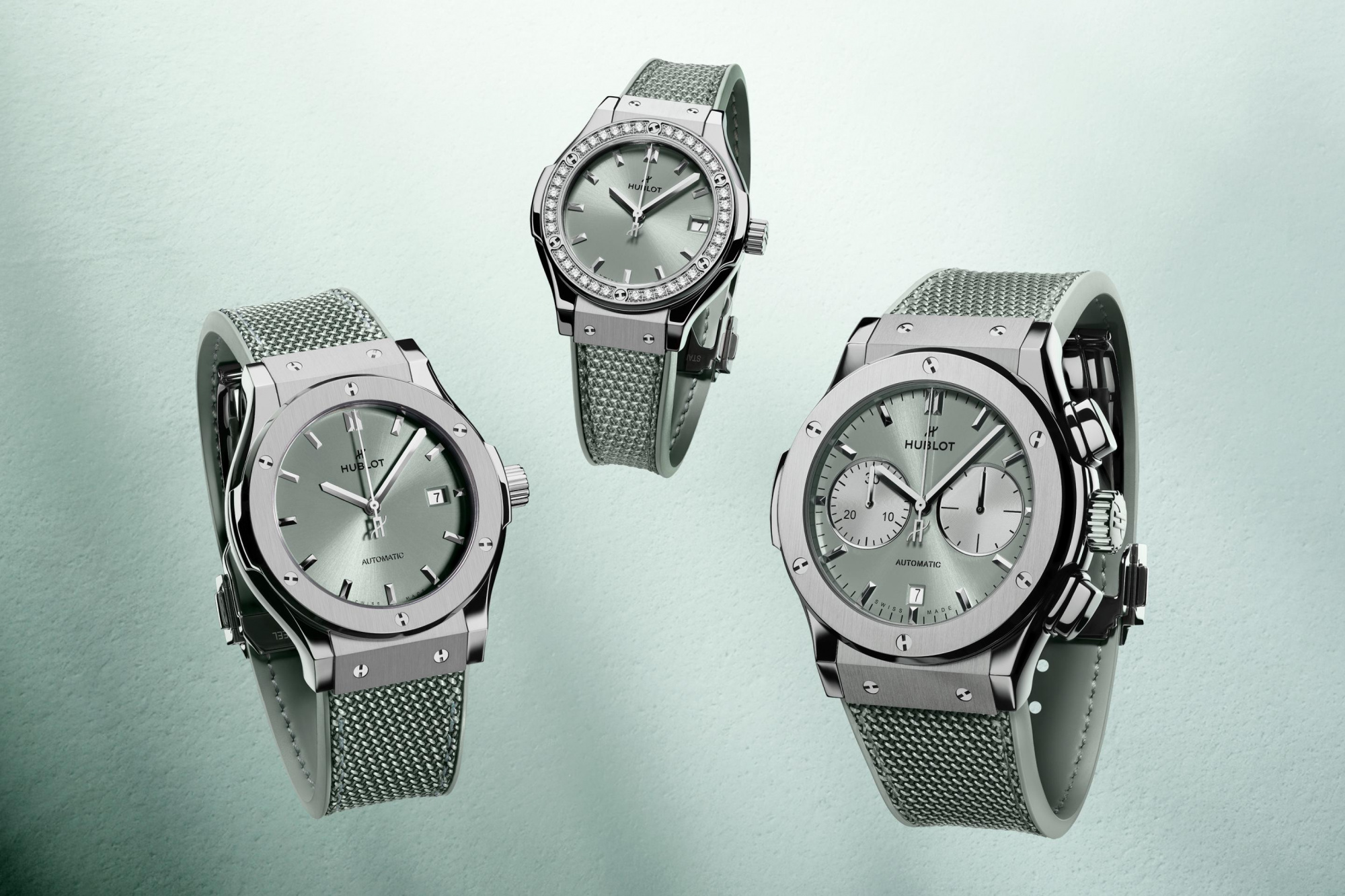 Hublot Classic Fusion Chronograph Titanium Sage Green 45 mm 521.NX.891G.NR